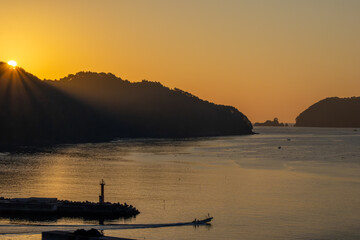日本周遊　東北行脚　釜石唐丹の夜明け