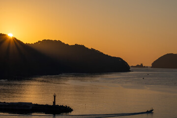 日本周遊　東北行脚　釜石唐丹の夜明け