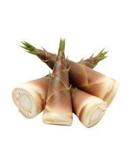 Fresh bamboo shoots, a culinary delight, ready for stir-fries and Asian-inspired dishes, bringing authentic flavors to your kitchen, a natural ingredient.