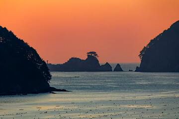 日本周遊　東北行脚　釜石唐丹の夜明け