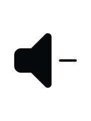 Speaker icon vector illustration. volume sign and symbol . sound symbol EPS 10
