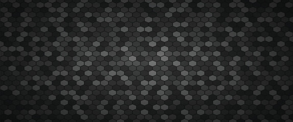 Abstract hexagons random background. Vector illustration