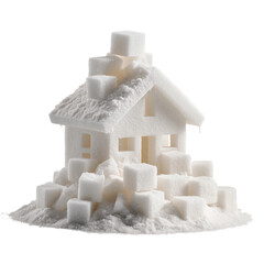 Sugar cube house