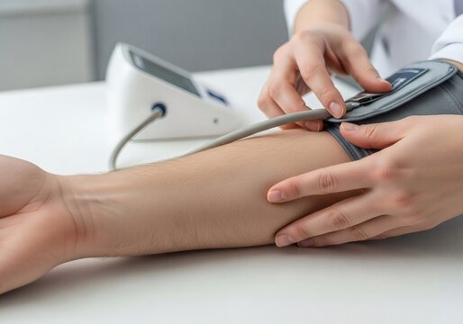 Health Check-Up Action Clinic Location Medical Procedure Content Bright Environment Close-Up Viewpoint - Powered by Adobe