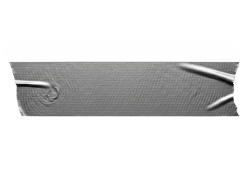 Realistic duct tape strip png image, silver adhesive tape texture, grunge surface, masking tape, sticky tape, design element, scrapbooking, isolated on transparent background