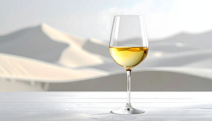 glass of white wine
