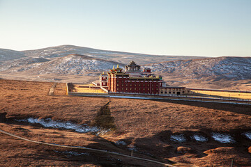 Muya Temple, also known as Muya Golden Tower, is a mandala-style Buddhist temple located in Lhagang...