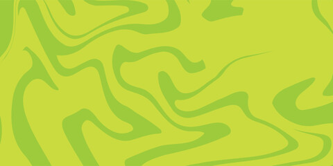 Aesthetic Abstract green background with hypnotic wavy lines pattern. Fresh and natural background. vector eps 10