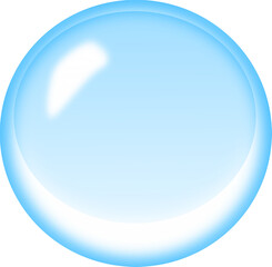 bubble circle blue