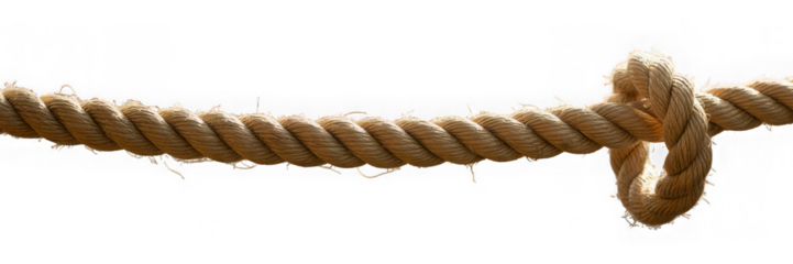 String rope cord cable line. Isolated on transparent background, png