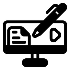 Content writing icon