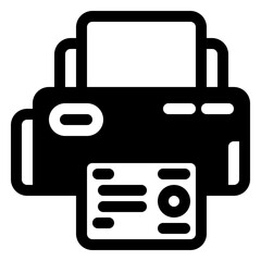 Obraz premium Printer icon