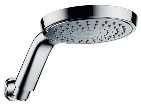 Modern chrome handheld shower head with multiple spray settings for a luxurious and refreshing bathing experience