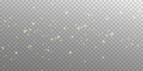 Golden background with a dust-like bokeh effect.