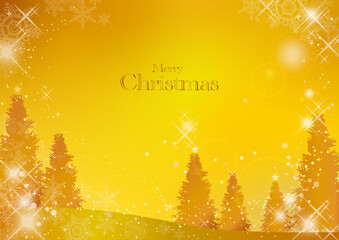 美しく輝くクリスマスの背景素材