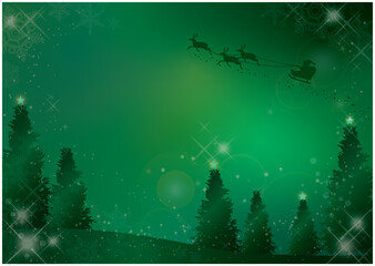 美しく輝くクリスマスの背景素材