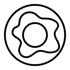 Outline Birthday Element