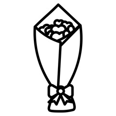 Outline Birthday Element