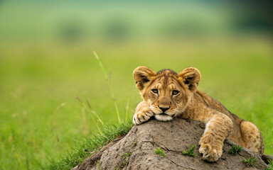 Resting Lion Cub