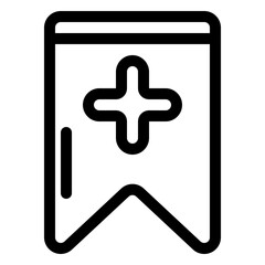 Obraz premium Bookmark icon