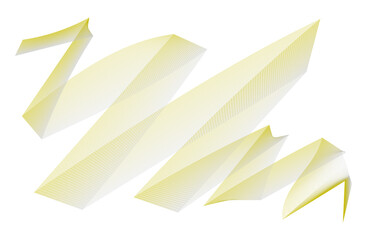 手書き曲線グラデーション背景　イエローグレー