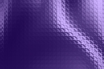 Diagonal ribbons of patterned glass transition into deep purple, delivering a sleek, reflective background with soft, layered depth.