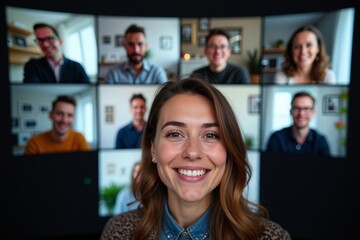 Virtual Photo Session: Capturing Emotions and Interactions in an Online Video Conference Interview