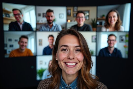 Virtual Photo Session: Capturing Emotions and Interactions in an Online Video Conference Interview