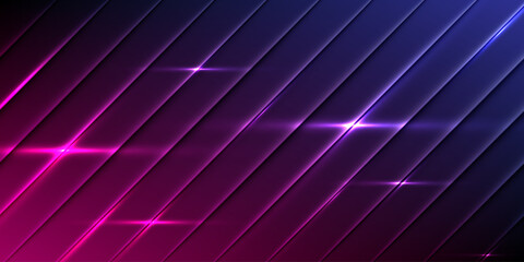 Abstract background with diagonal neon lines. Vector. EPS 10.