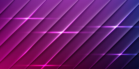 Abstract background with diagonal neon lines. Vector. EPS 10.