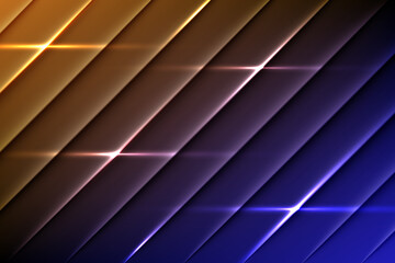 Abstract background with diagonal neon lines. Vector. EPS 10.