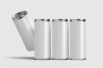Soda can blank mockup