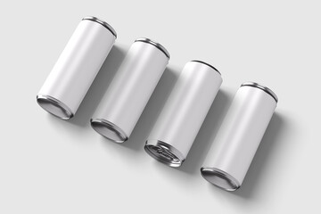 Soda can blank mockup