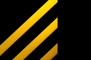 High Contrast Yellow Black Hazard Warning Stripes Safety Caution Pattern Industrial Design Alert Background