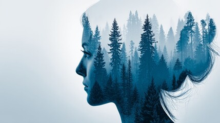 The symbolic visualization represents the effects of Neuro Linguistic Programming on an individual's behavior and thought process