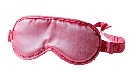 Pink Silk Sleep Mask: A luxurious pink silk sleep mask, offering a promise of restful sleep and tranquility. Featuring a smooth, comfortable texture and a delicate design.