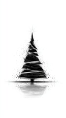 Snow-Covered Pine Tree Illustration