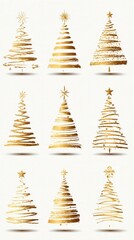 Snow-Covered Pine Tree Illustration