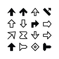 set of arrow icons