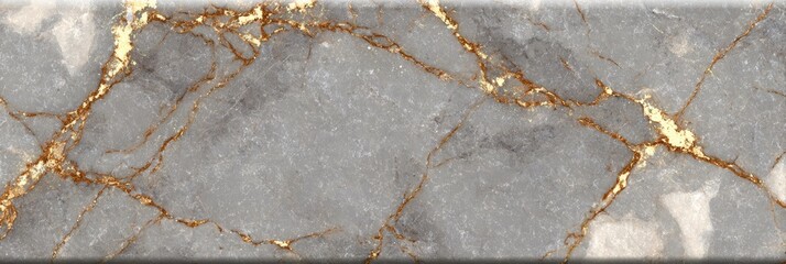 Obraz premium Elegant Grey Marble with Striking Gold Veins, Perfect for Luxurious Interior Design Projects