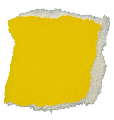 PNG Ripped yellow paper torn edges with transparent background paper tear