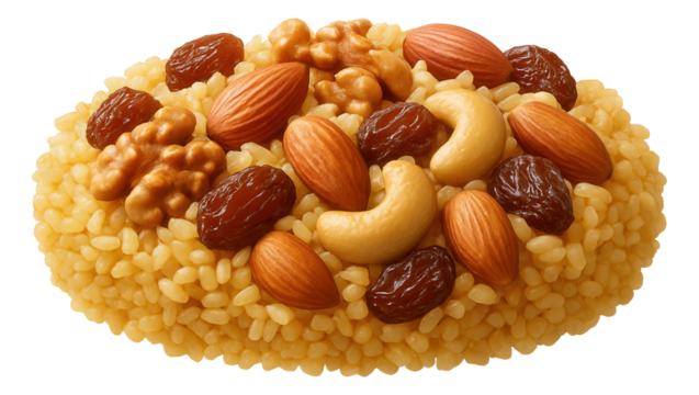 Square block of compressed rice noodles in clear plastic wrapping for Asian noodle soups