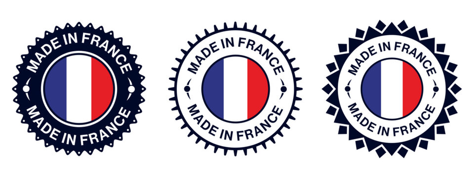 Made in France Badge Vector Collection