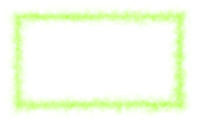 Obraz premium Green glowing smoke frame,border on transparent background with foggy neon effect for mystical or sci fi visual design