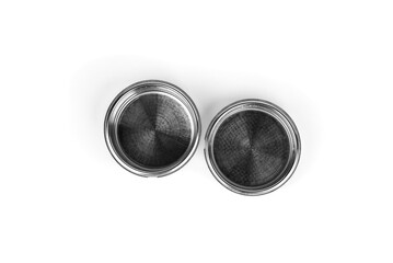 Coffee maker horn isolated on a white background.