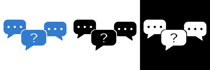 Chat Support and Communication Icon — Perfect for Help Desk, Customer Support, and Chatbot Interfaces