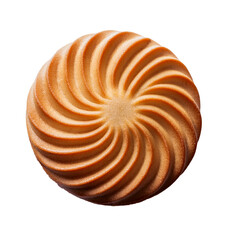 Swirl Cookie with Crisp Texture and Circular Design
