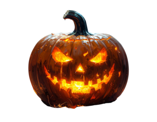 Glowing Jack-O'-Lantern Pumpkin for Halloween
