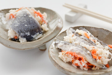 飯寿司（ニシンとハタハタ）