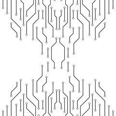 Digital Pathways: An abstract representation of a circuit board.